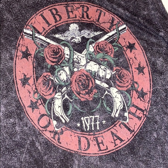 Liberty or Death Country Rocker Soft Flowy Tank - Picture 2 of 4